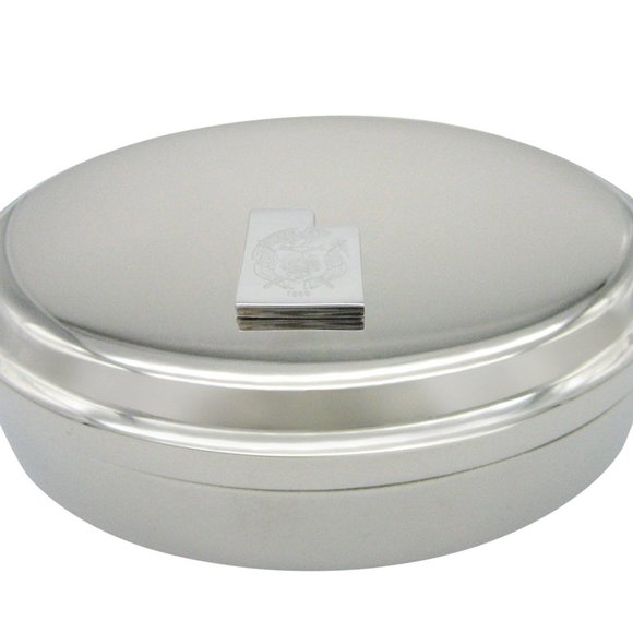 Utah State Map Shape and Flag Design Jewelry Box - Picture 1 of 2